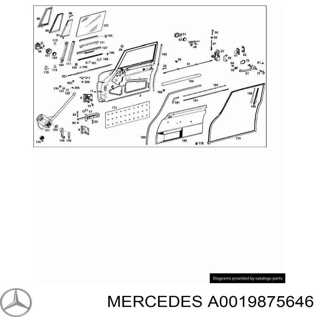  Mercedes A0019875646 precio, desde 9,80 EUR