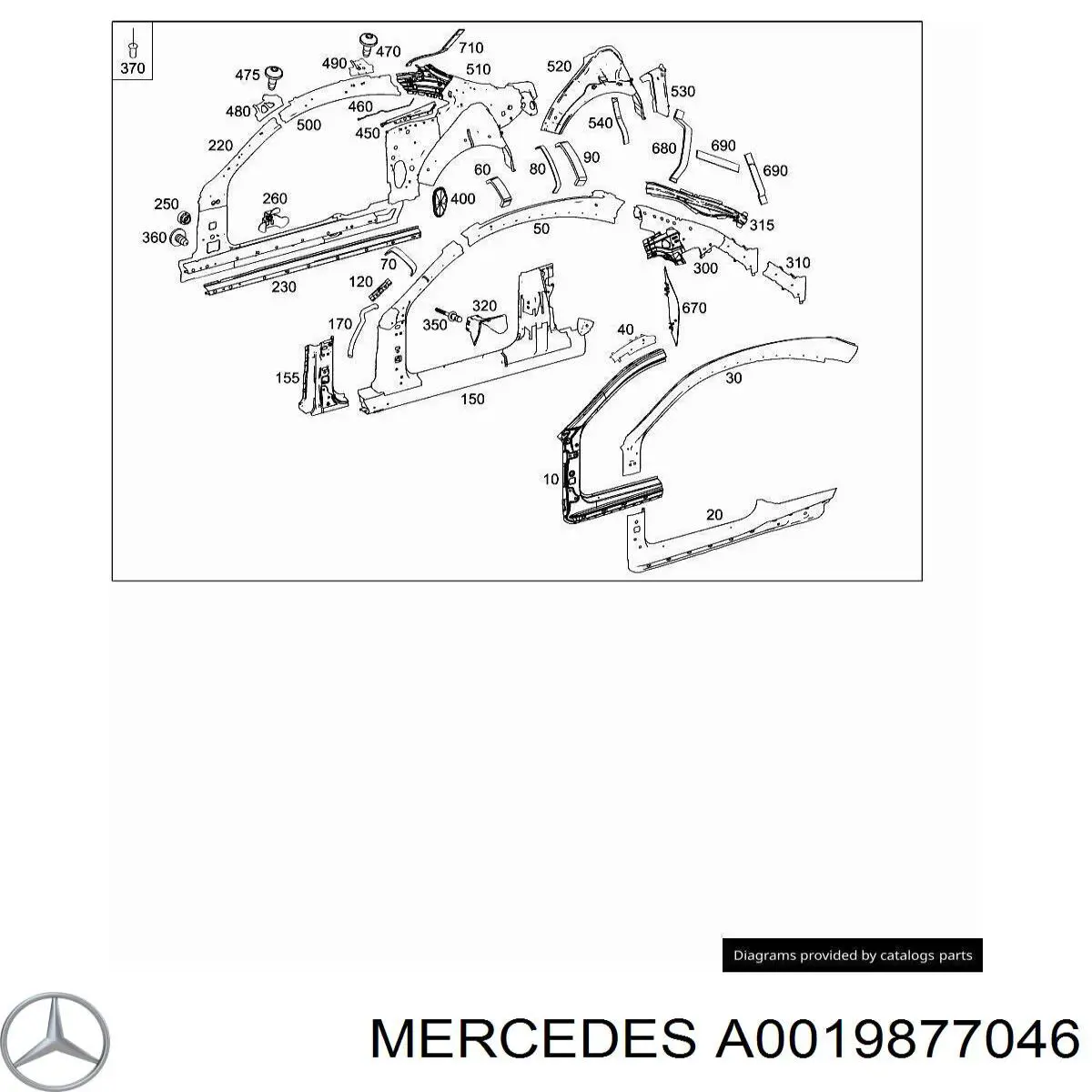  Mercedes A0019877046