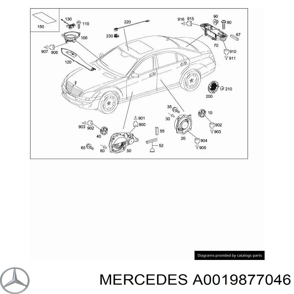 A0019877046 Mercedes 