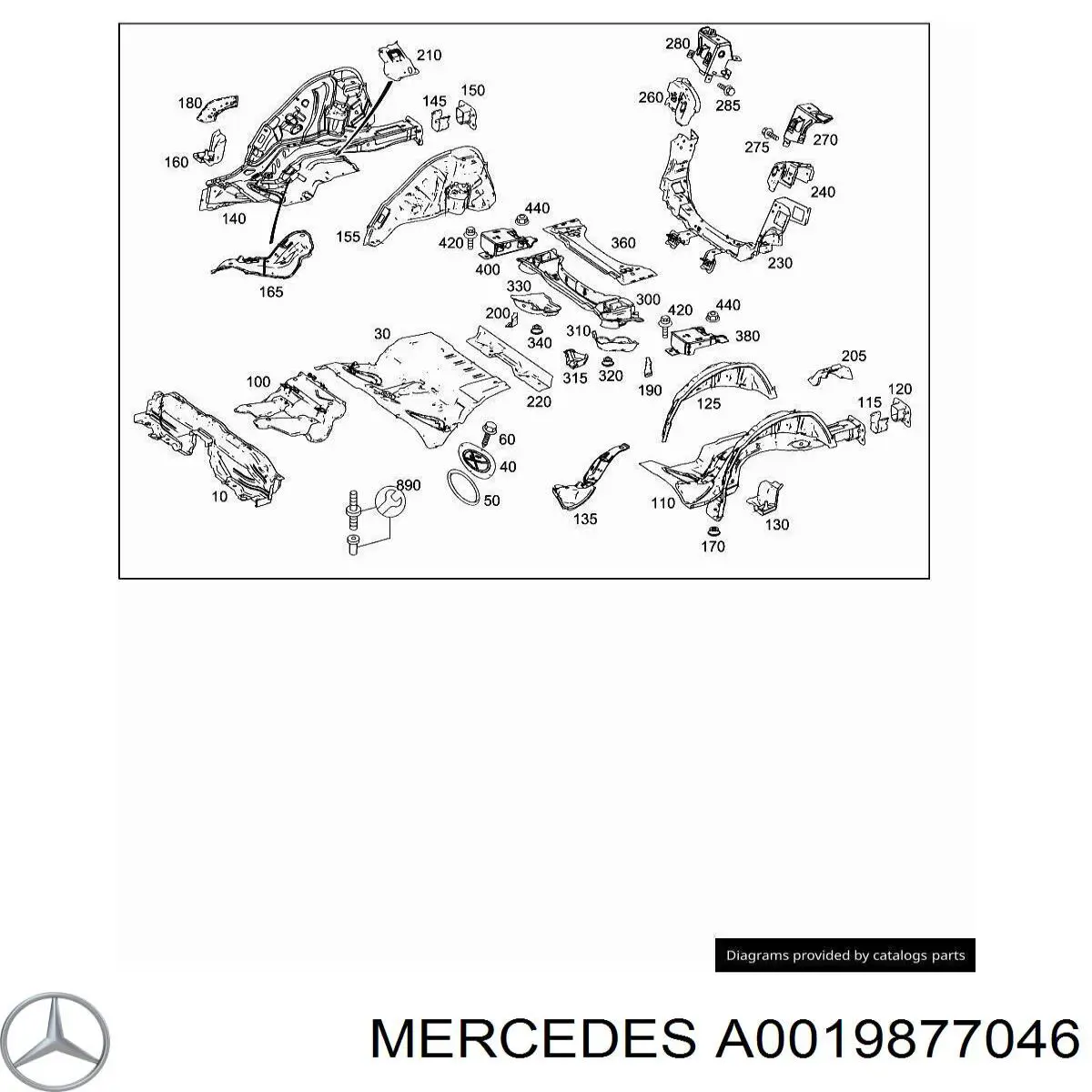  Mercedes A0019877046 precio, desde 9,32 EUR