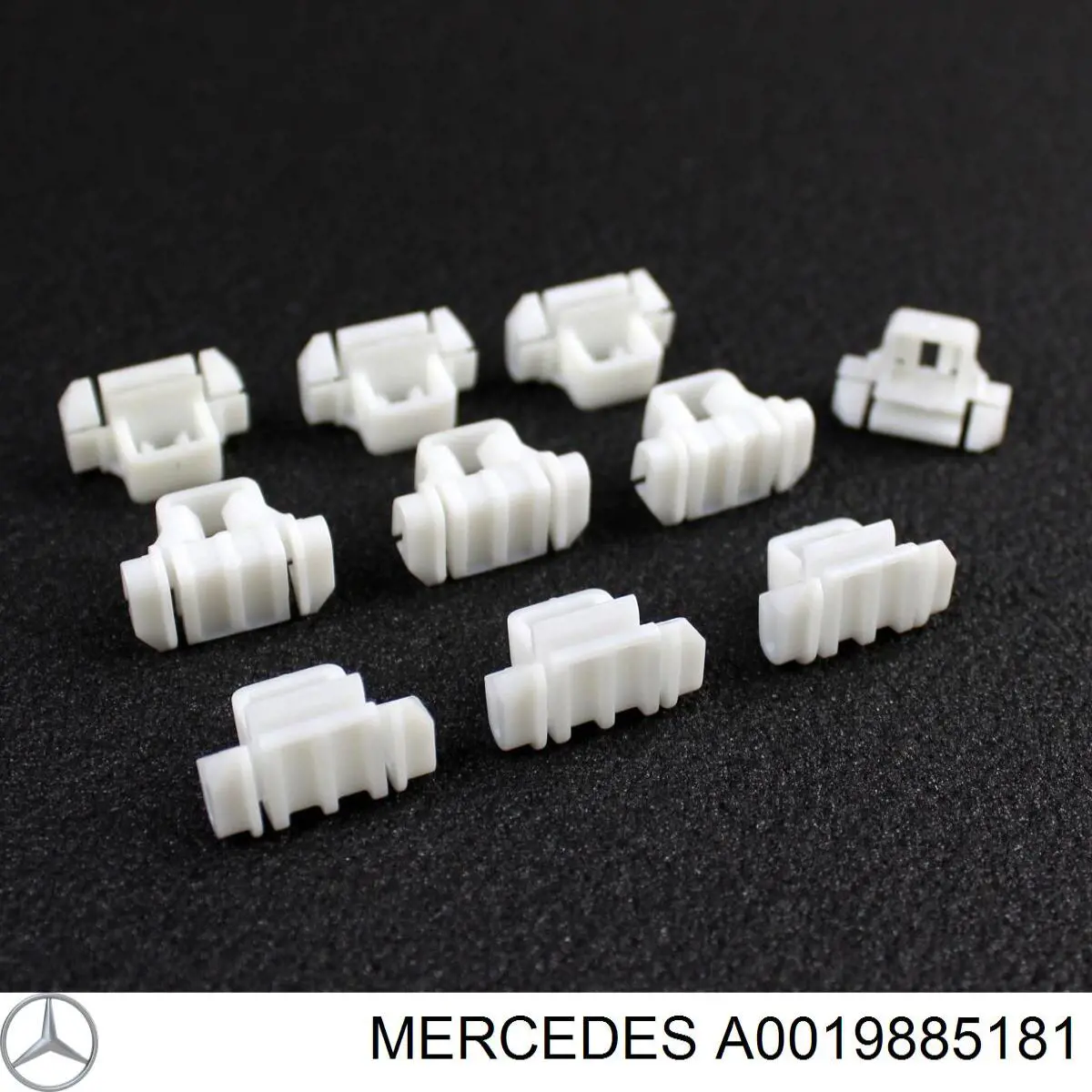 A0019885181 Mercedes clips de fijación de pasaruedas de aleta delantera