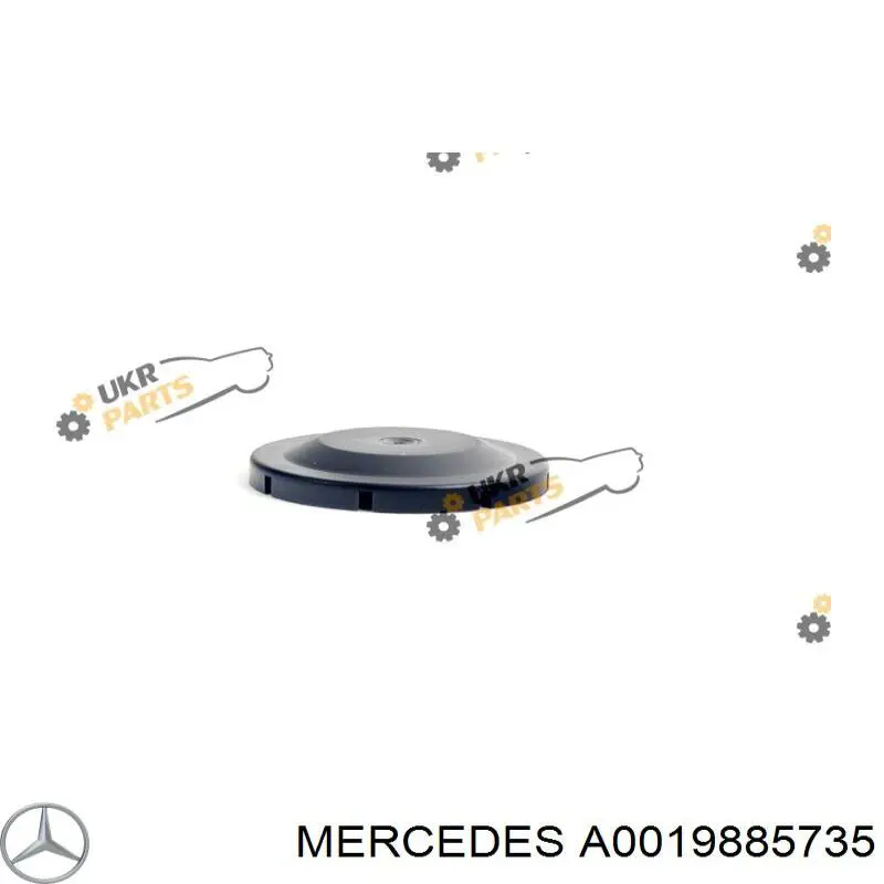 A0019885735 Mercedes polea inversión / guía, correa poli v
