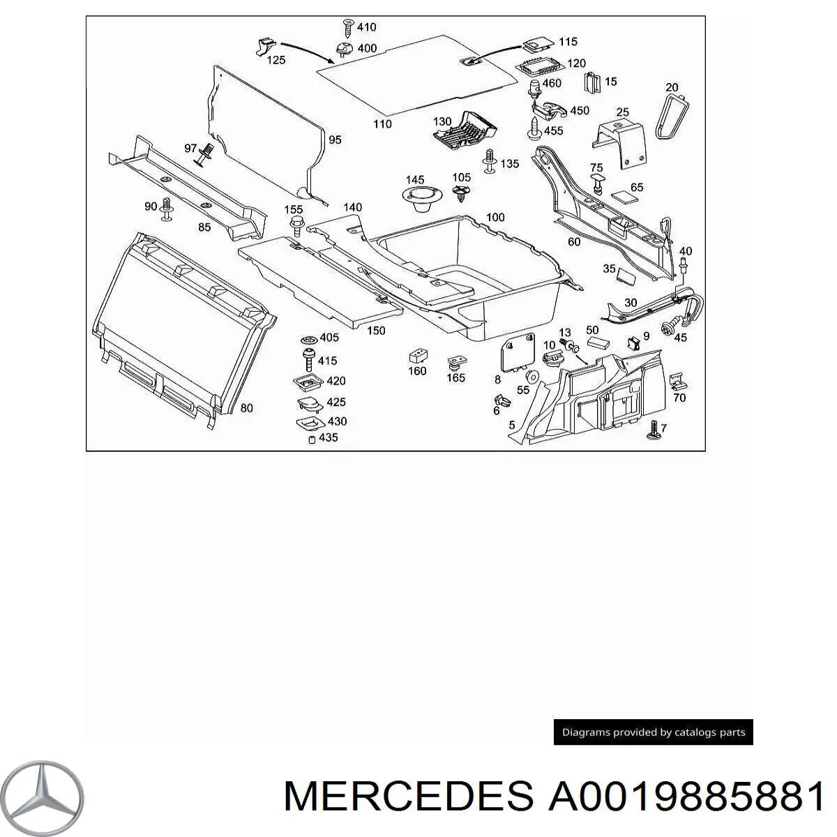 A0019885881 Mercedes 