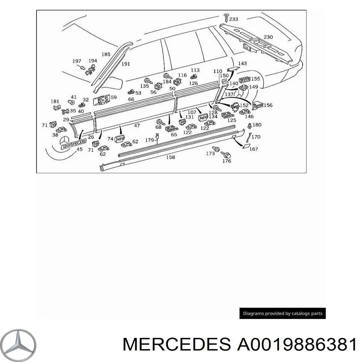 0019886381 Mercedes