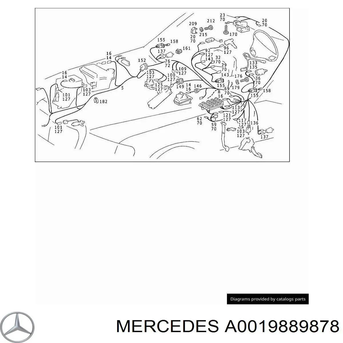 A0019889878 Mercedes 