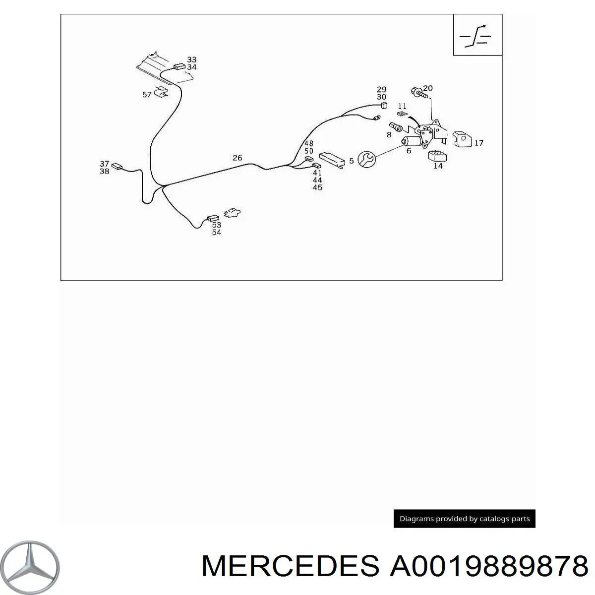  Mercedes A0019889878 precio, desde 2,12 EUR
