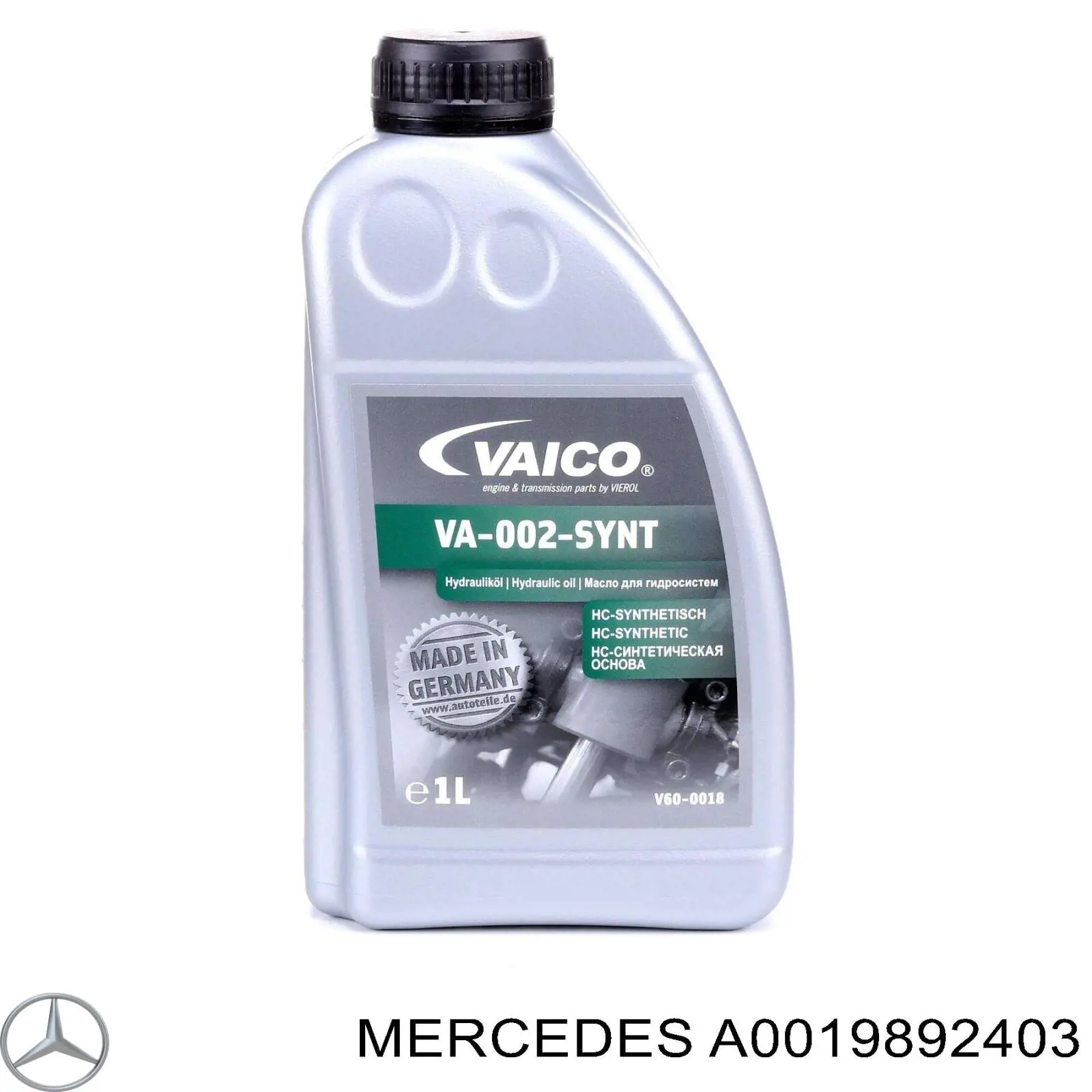 A0019892403 Mercedes Aceite de la dirección asistida