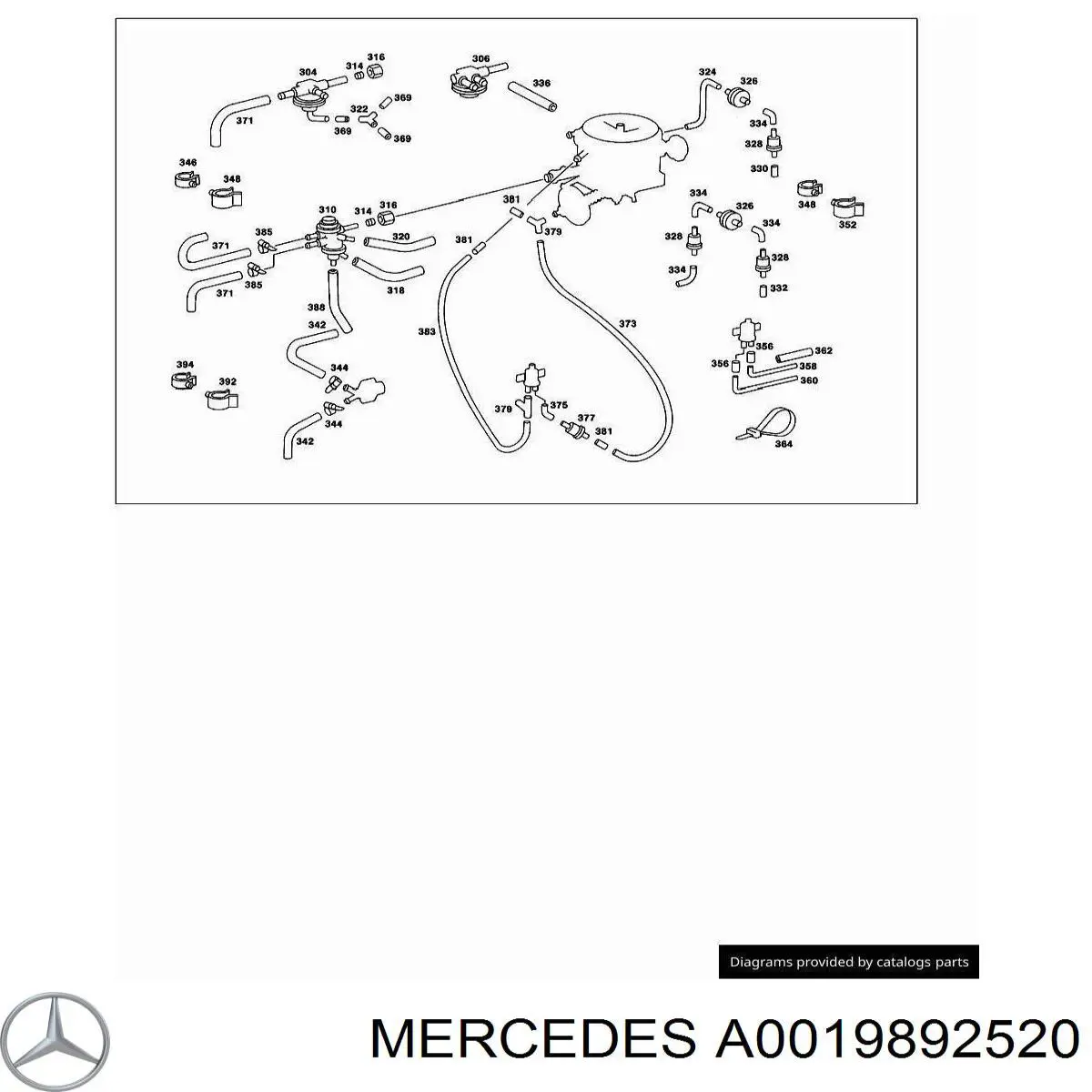 A0019892520 Mercedes material de estanqueidad para juntas