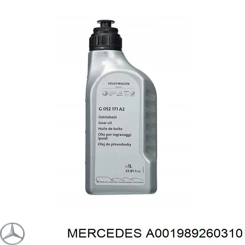 A001989260310 Mercedes Aceite caja cambios