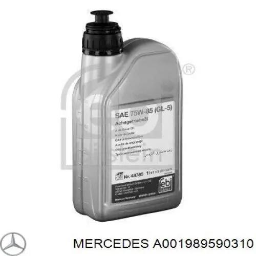 Aceite para transmisión automática  Mercedes A001989590310 precio, desde 106,22 EUR