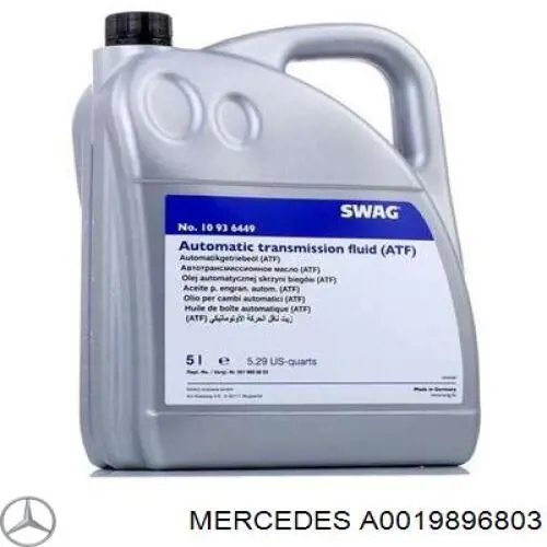 Aceite caja de cambios A0019896803 Mercedes