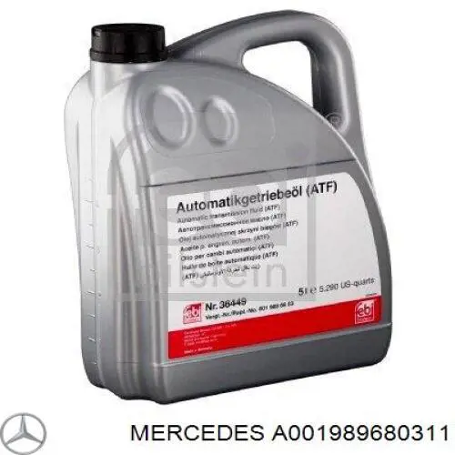 Mercedes Aceite transmisión (A001989680311)