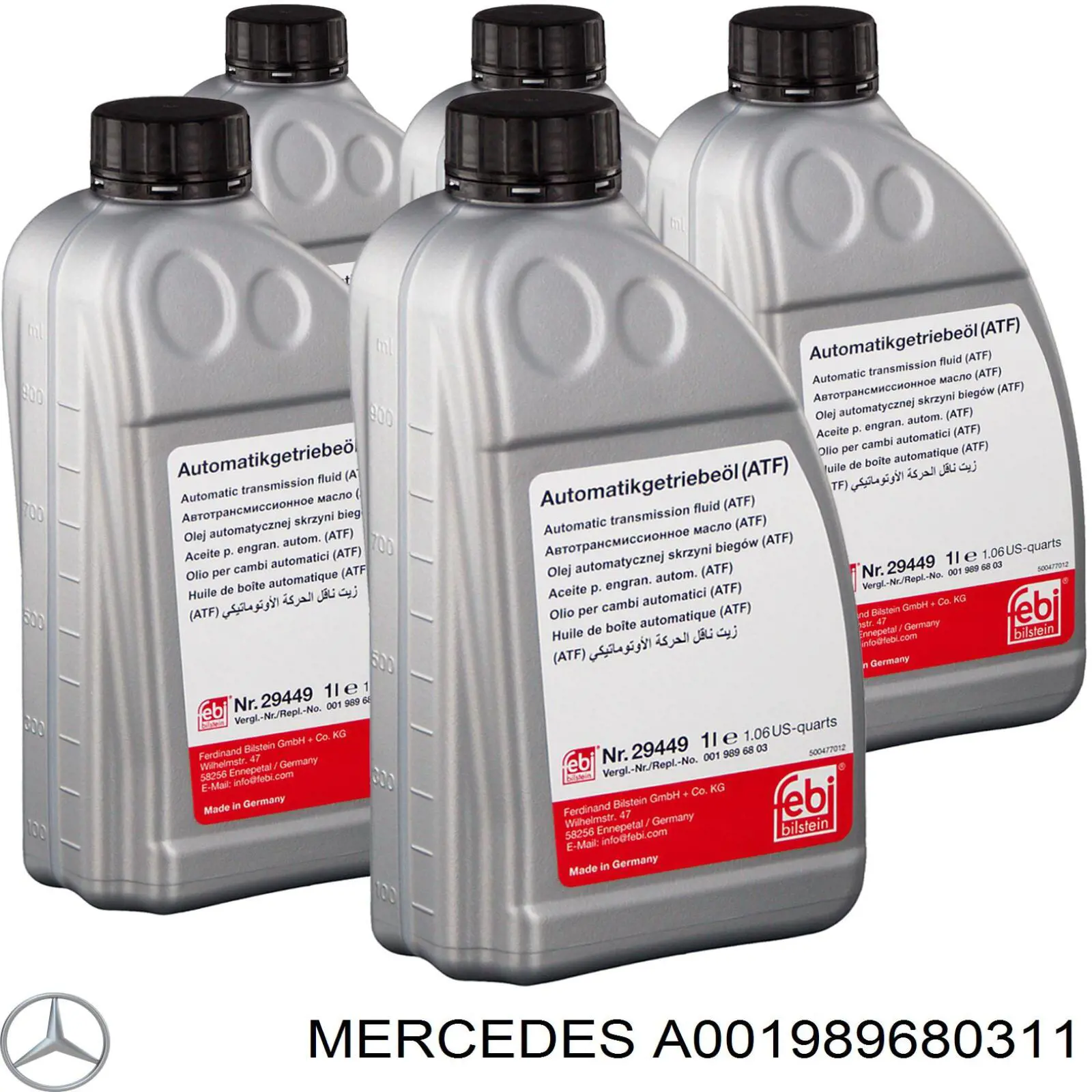 A001989680311 Mercedes Aceite caja cambios