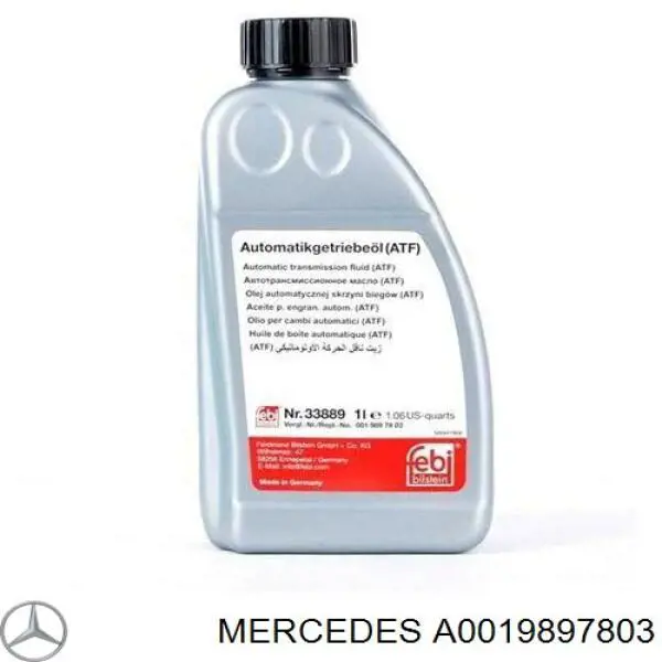Mercedes Aceite transmisión (A0019897803)