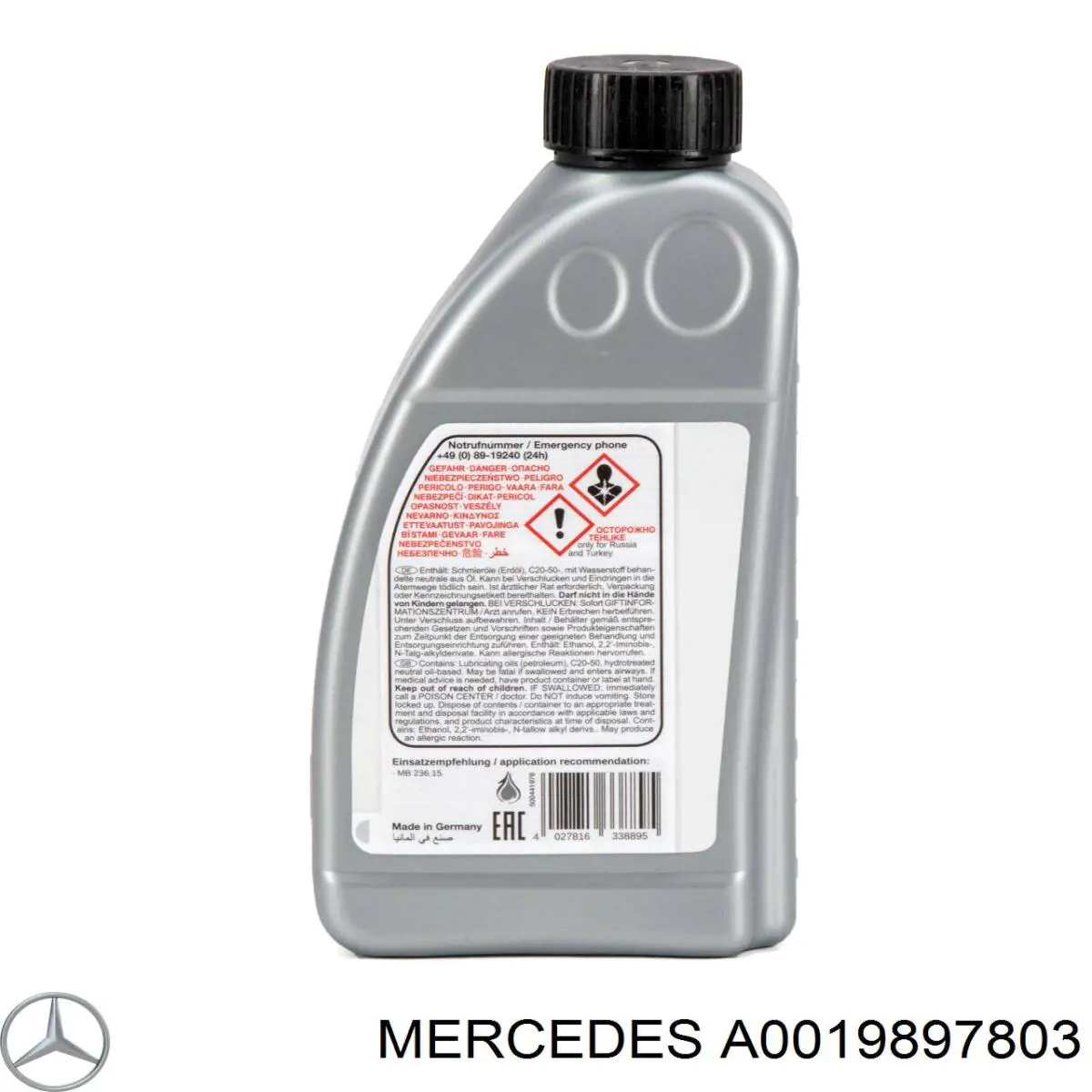 Aceite para transmisión automática  Mercedes A0019897803 precio, desde 16,00 EUR