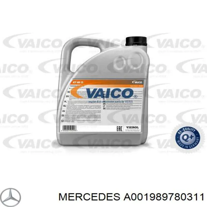Aceite para transmisión automática  Mercedes A001989780311 precio, desde 82,09 EUR