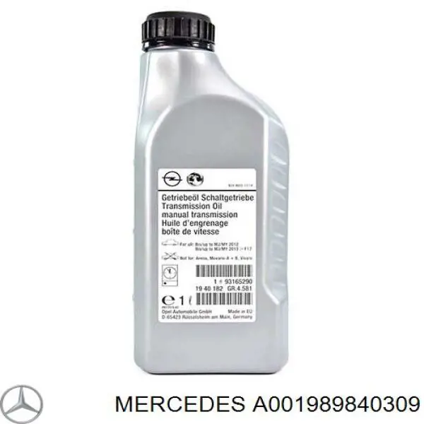 Aceite para transmisión automática  Mercedes A001989840309 precio, desde 15,50 EUR