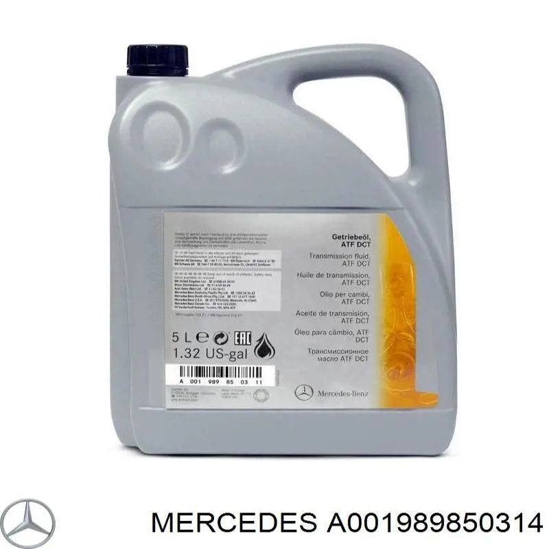 Mercedes Aceite transmisión (A001989850314)