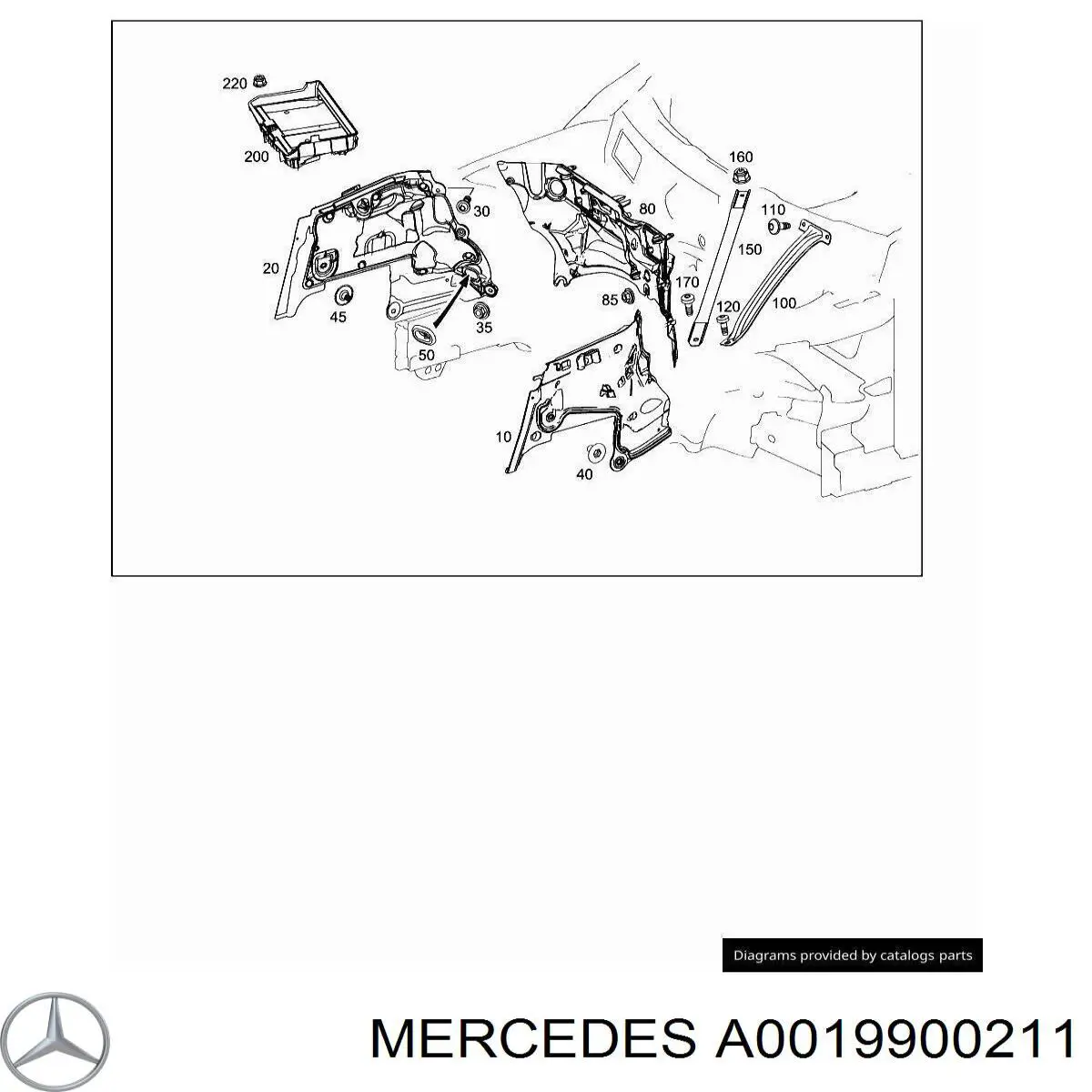  Mercedes A0019900211 precio, desde 7,14 EUR