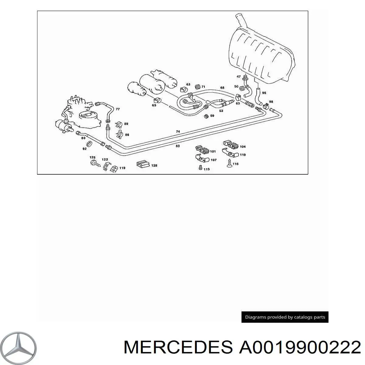  Mercedes A0019900222 precio, desde 12,22 EUR