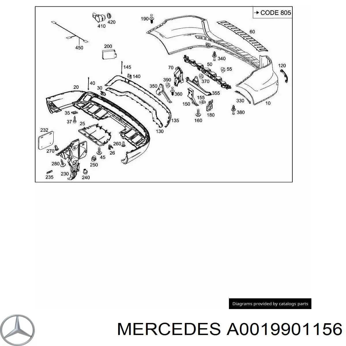 0019901156 Mercedes