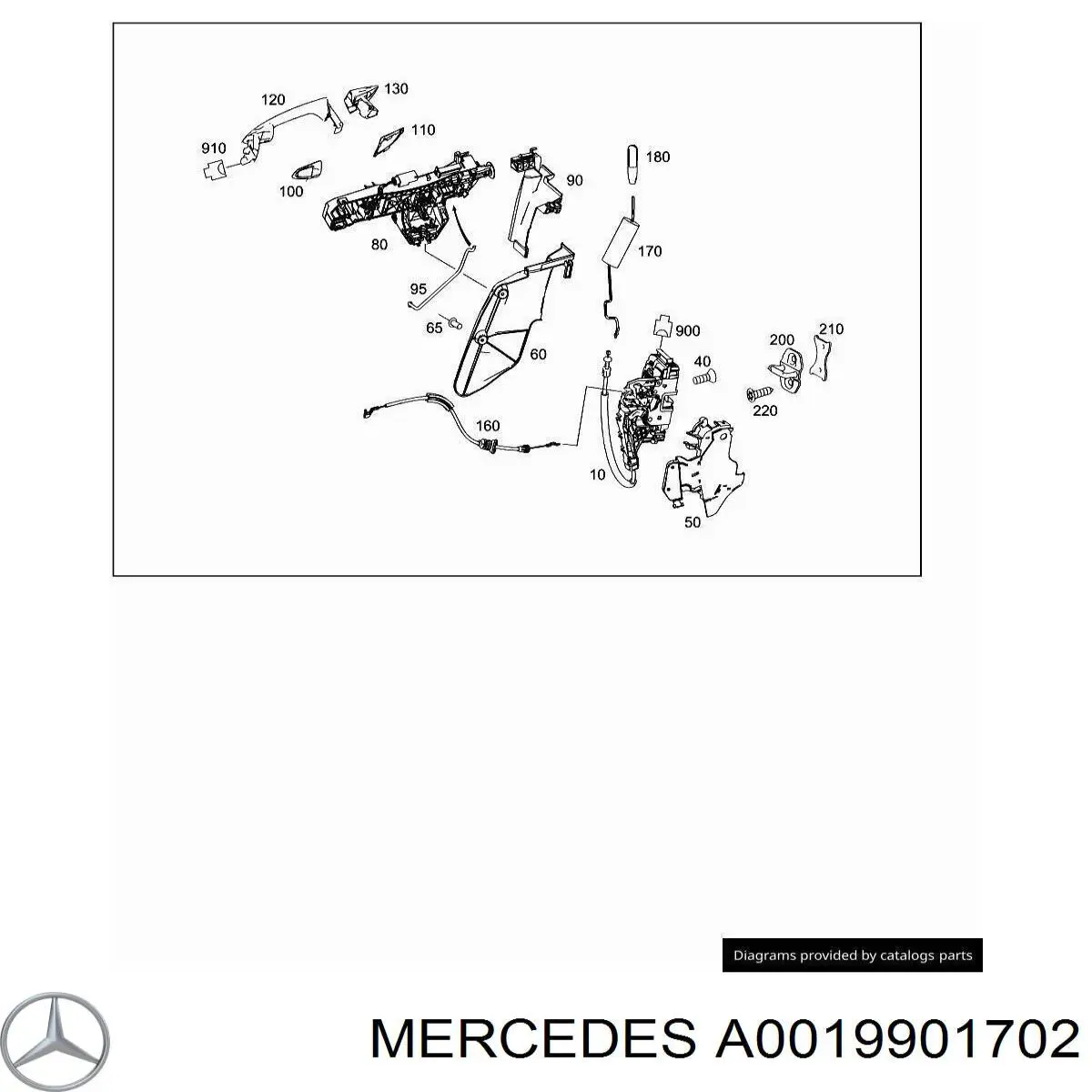 A0019901002 Mercedes 