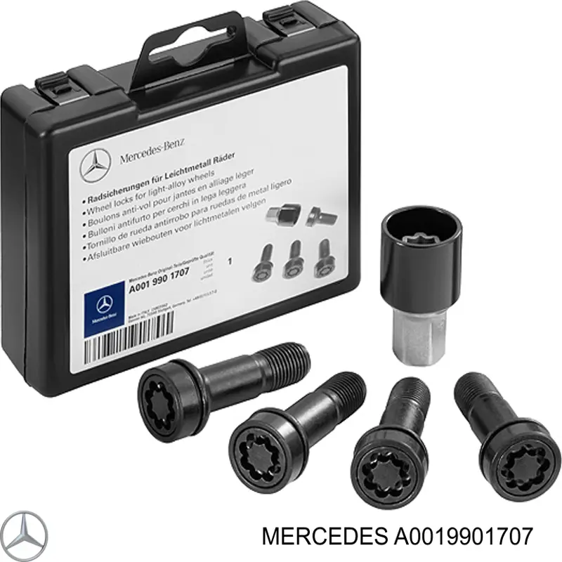 Perno de rueda Mercedes 0019901707