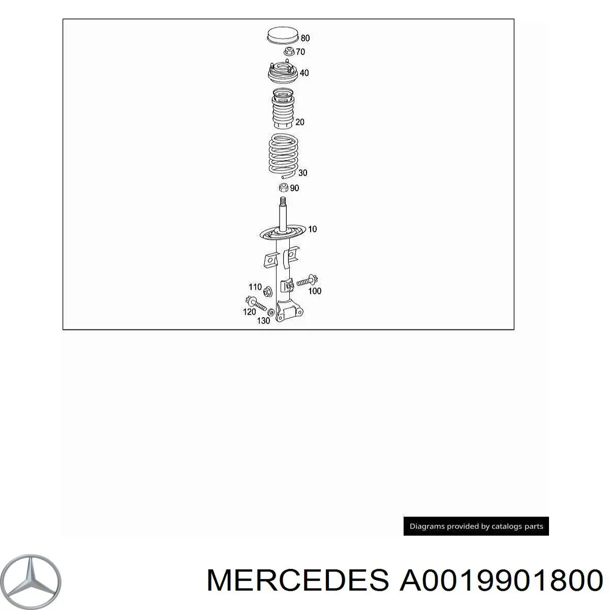 A0019901800 Mercedes 