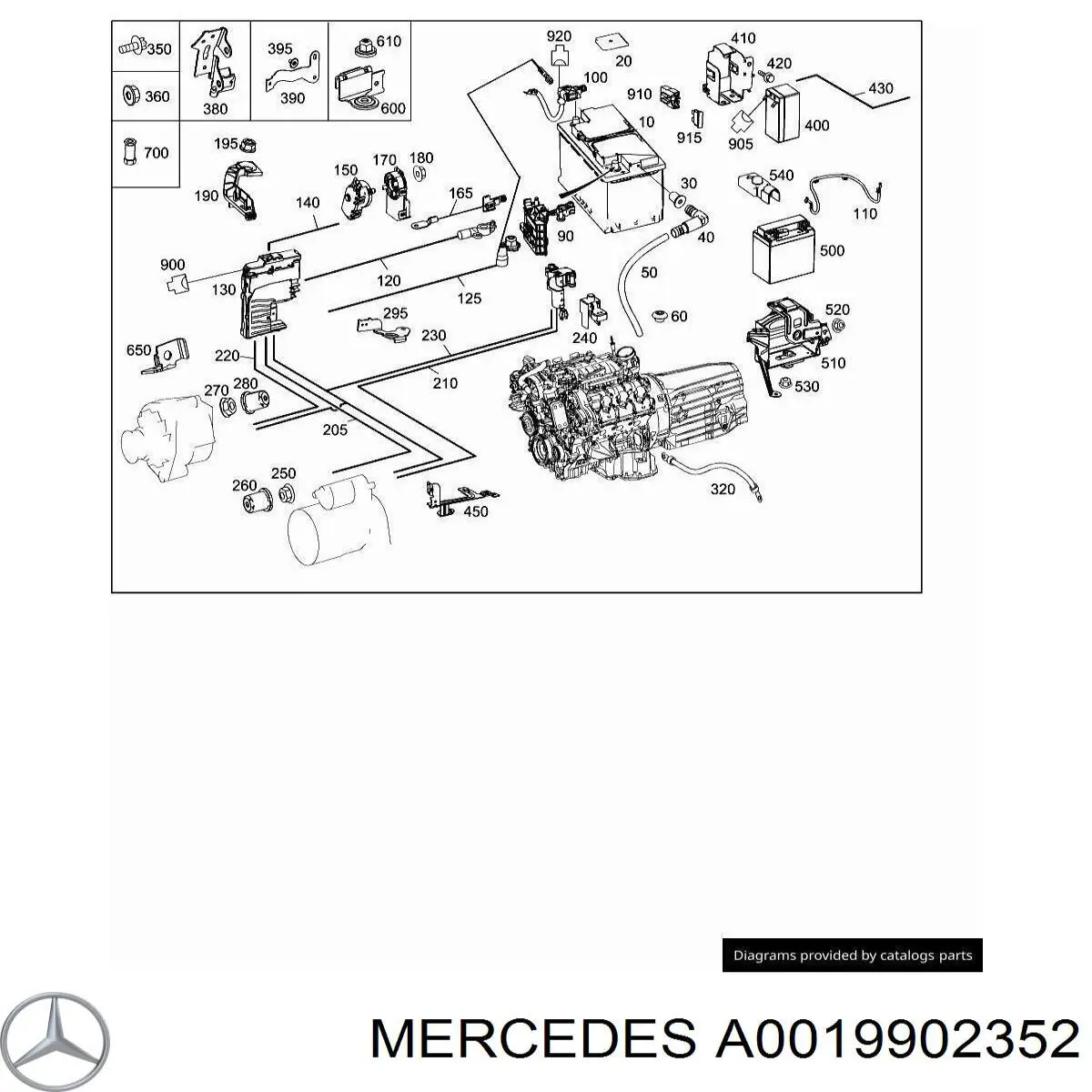  Mercedes A0019902352 precio, desde 9,68 EUR
