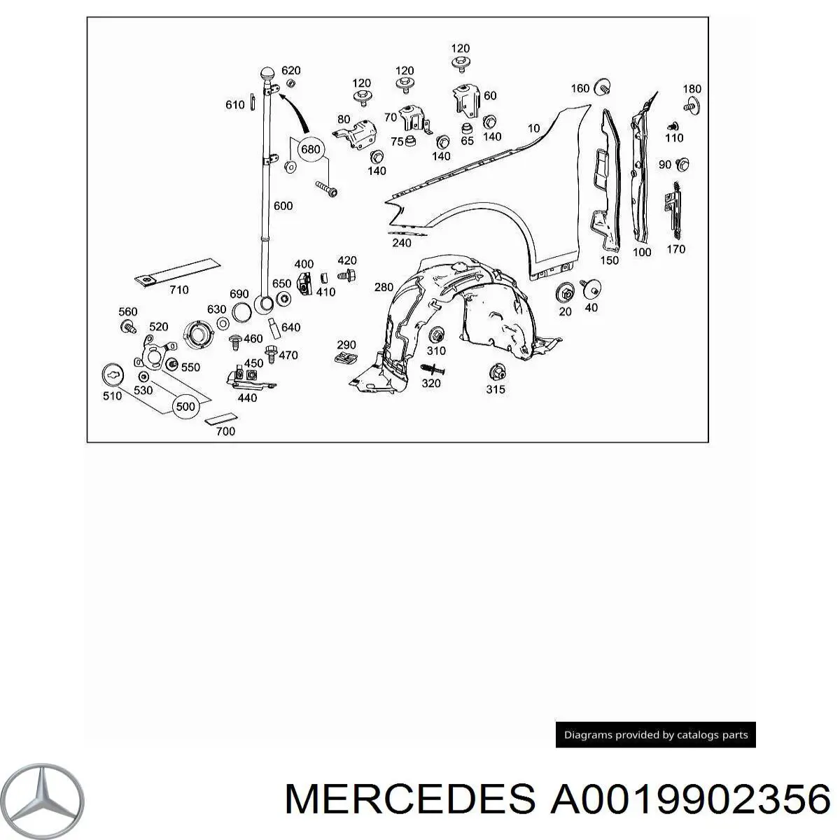 A0019902356 Mercedes