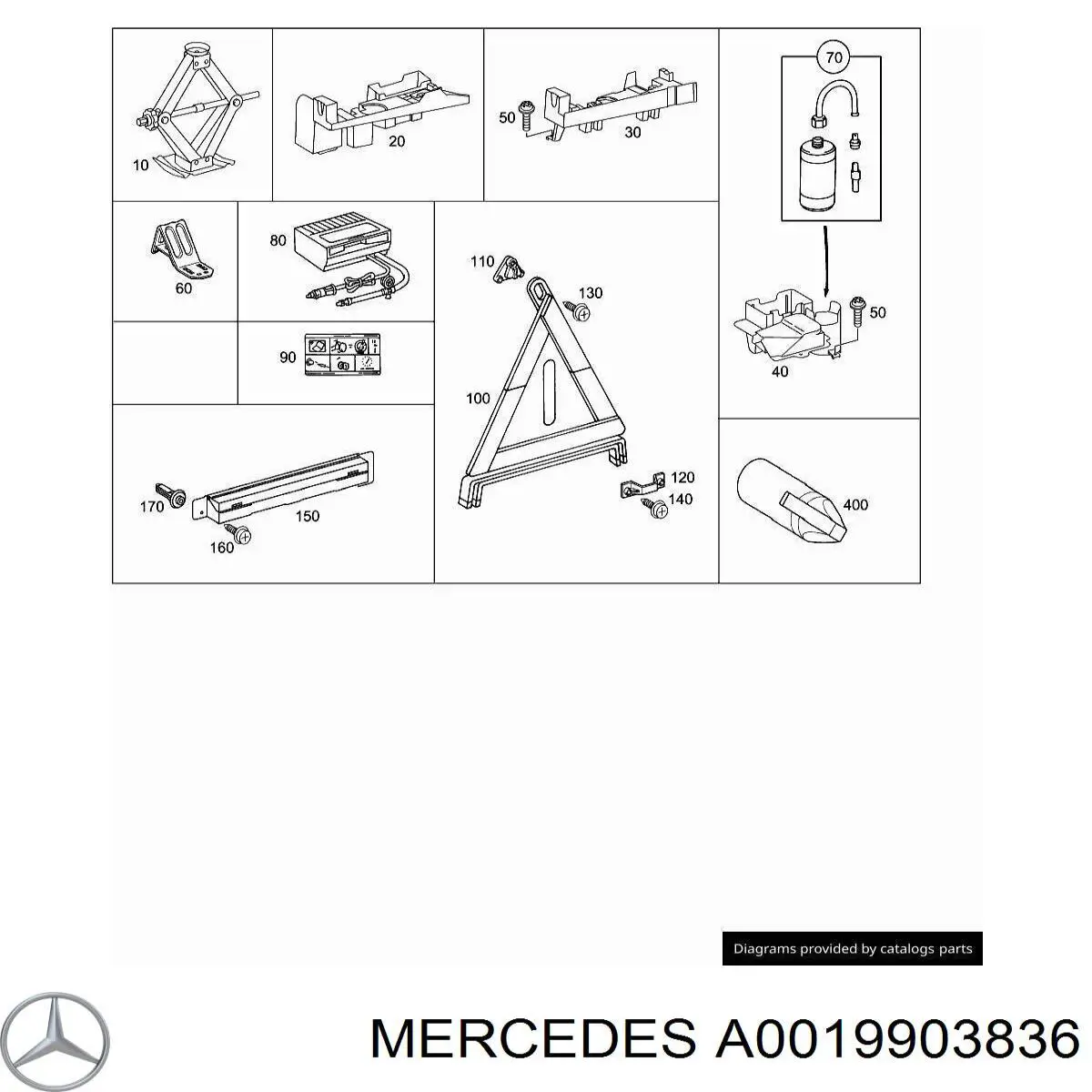 Tornillo Mercedes A0019908000 precio, desde 1,26 EUR