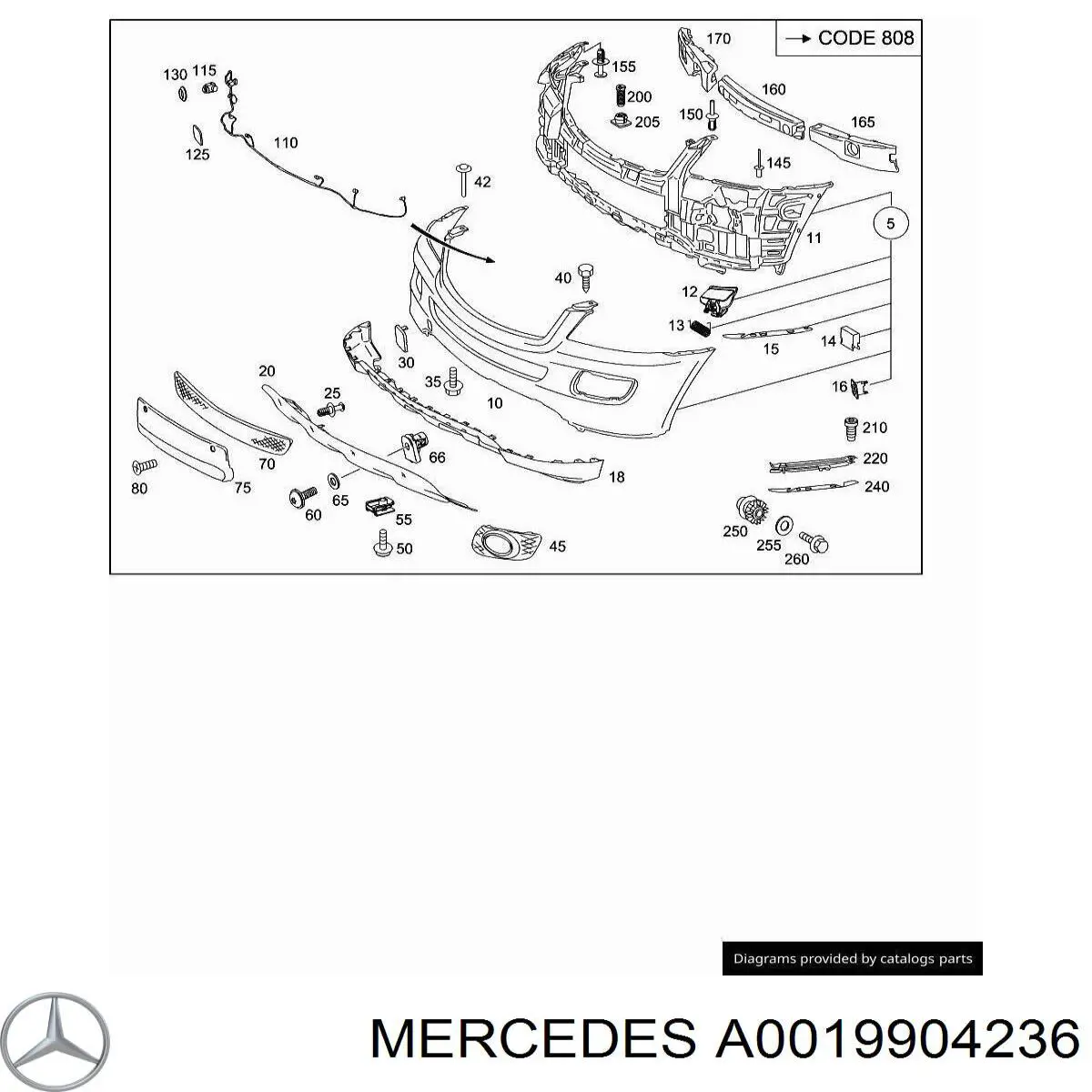 A0019904236 Mercedes