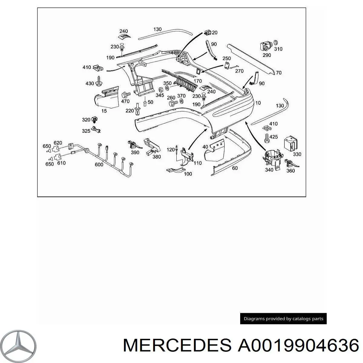  Mercedes A0019904636 precio, desde 3,66 EUR