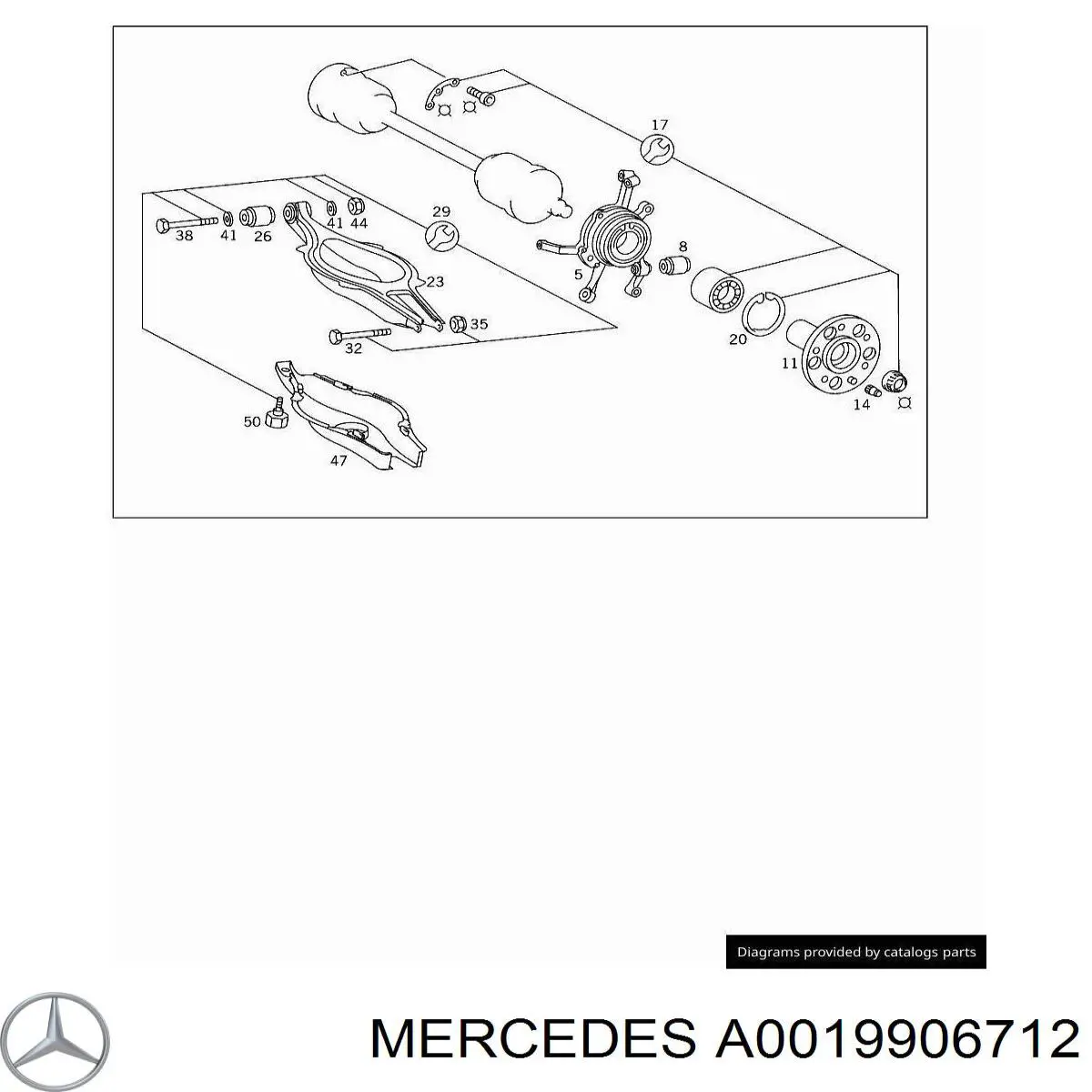  Mercedes A0019906712 precio, desde 13,70 EUR