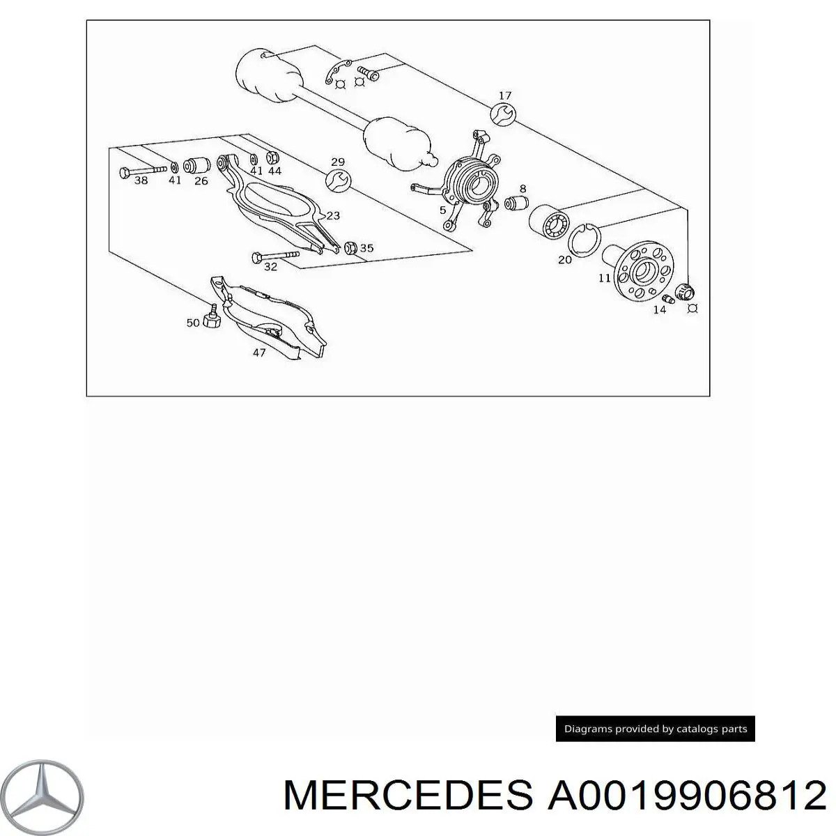 A0019902712 Mercedes 