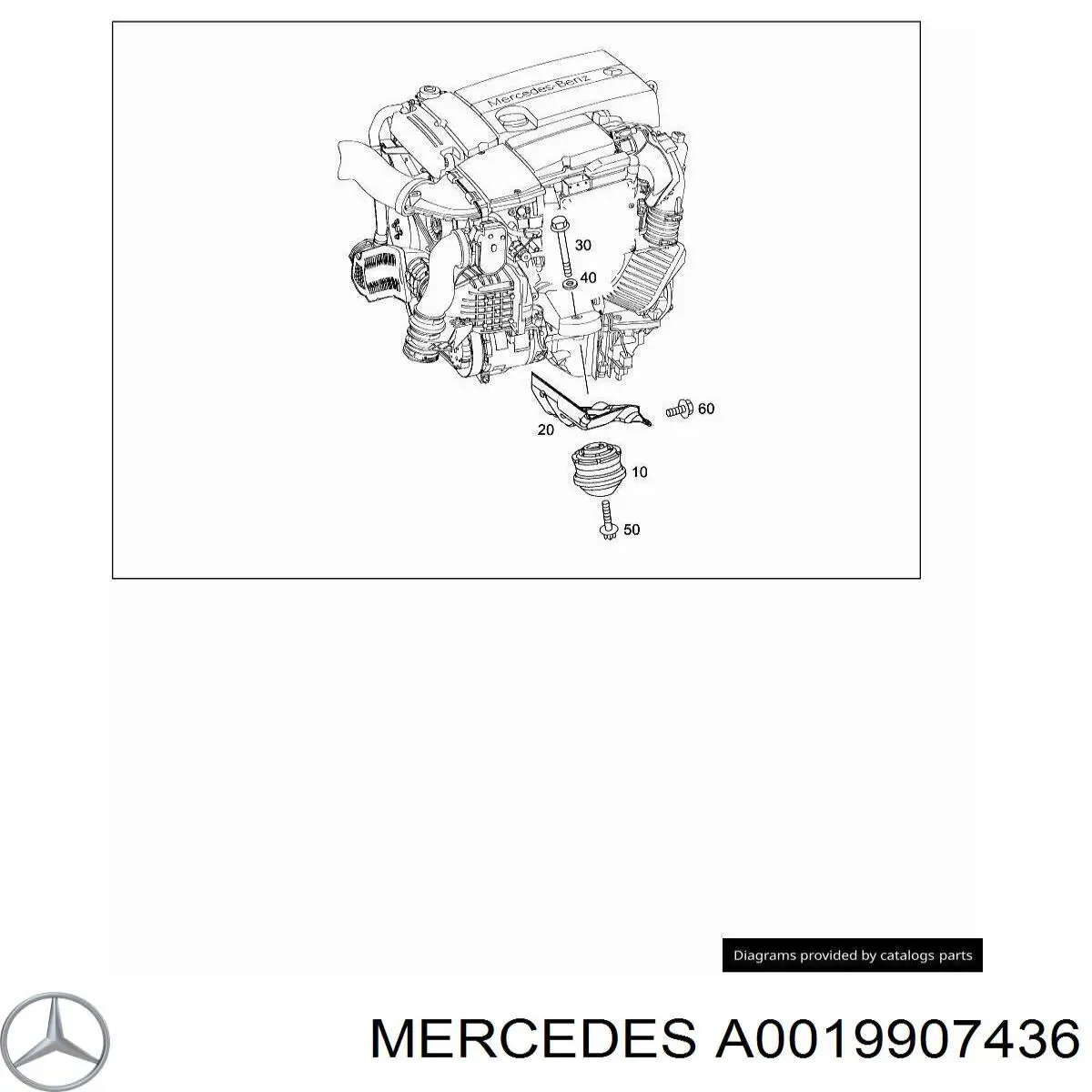  Mercedes A0019907436 precio, desde 2,21 EUR