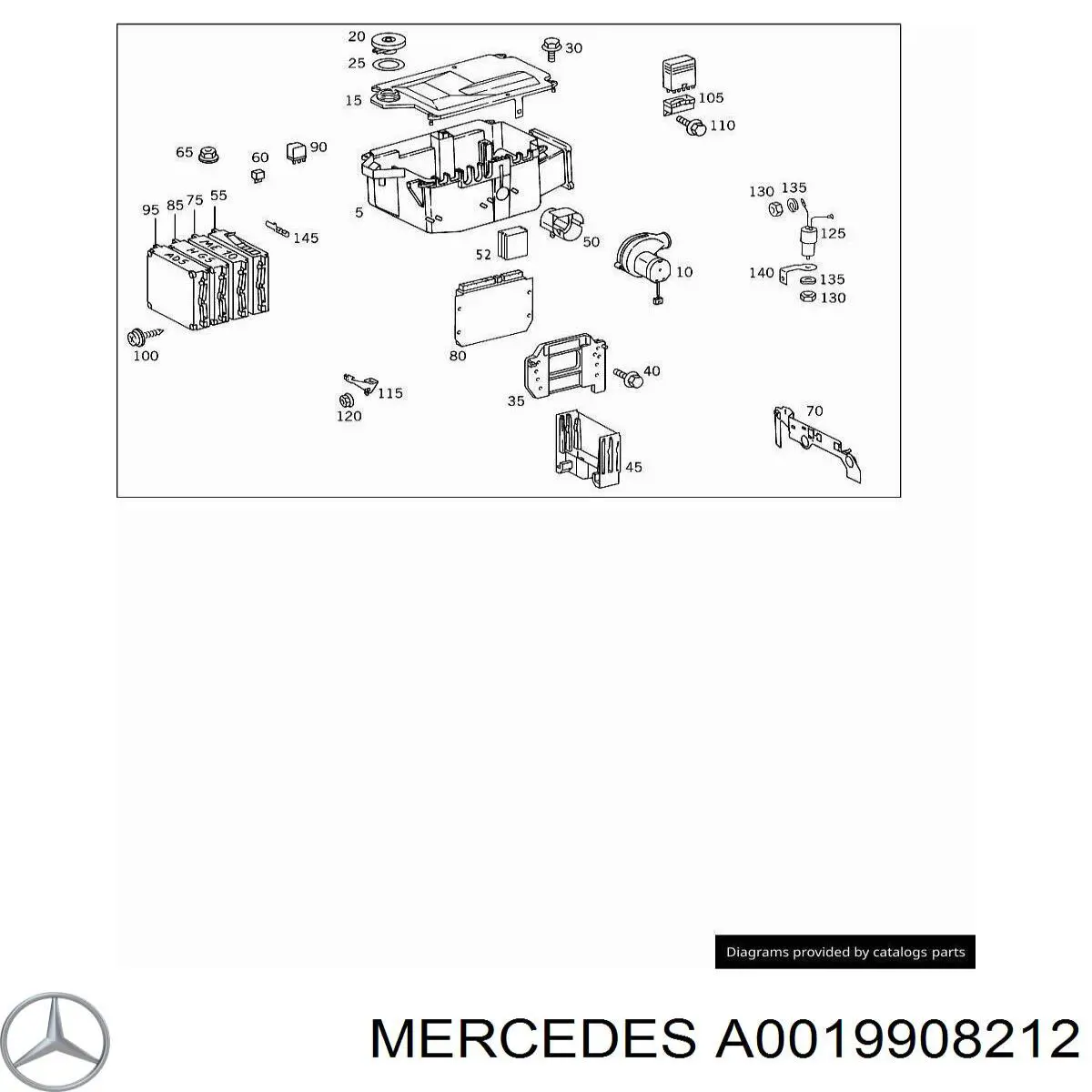  Mercedes A0019908212 precio, desde 2,99 EUR