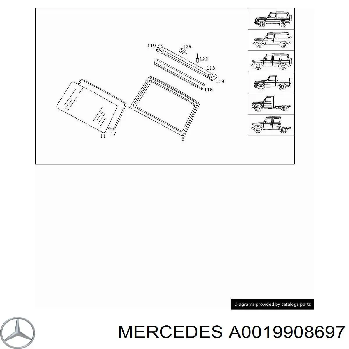 A0019908697 Mercedes