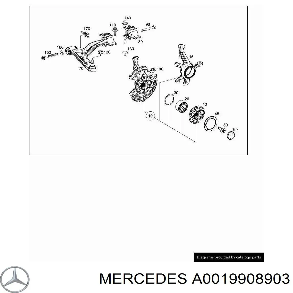  Mercedes A0019908903 precio, desde 27,77 EUR