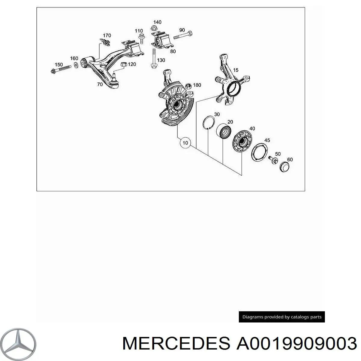  Mercedes A0019909003 precio, desde 19,93 EUR