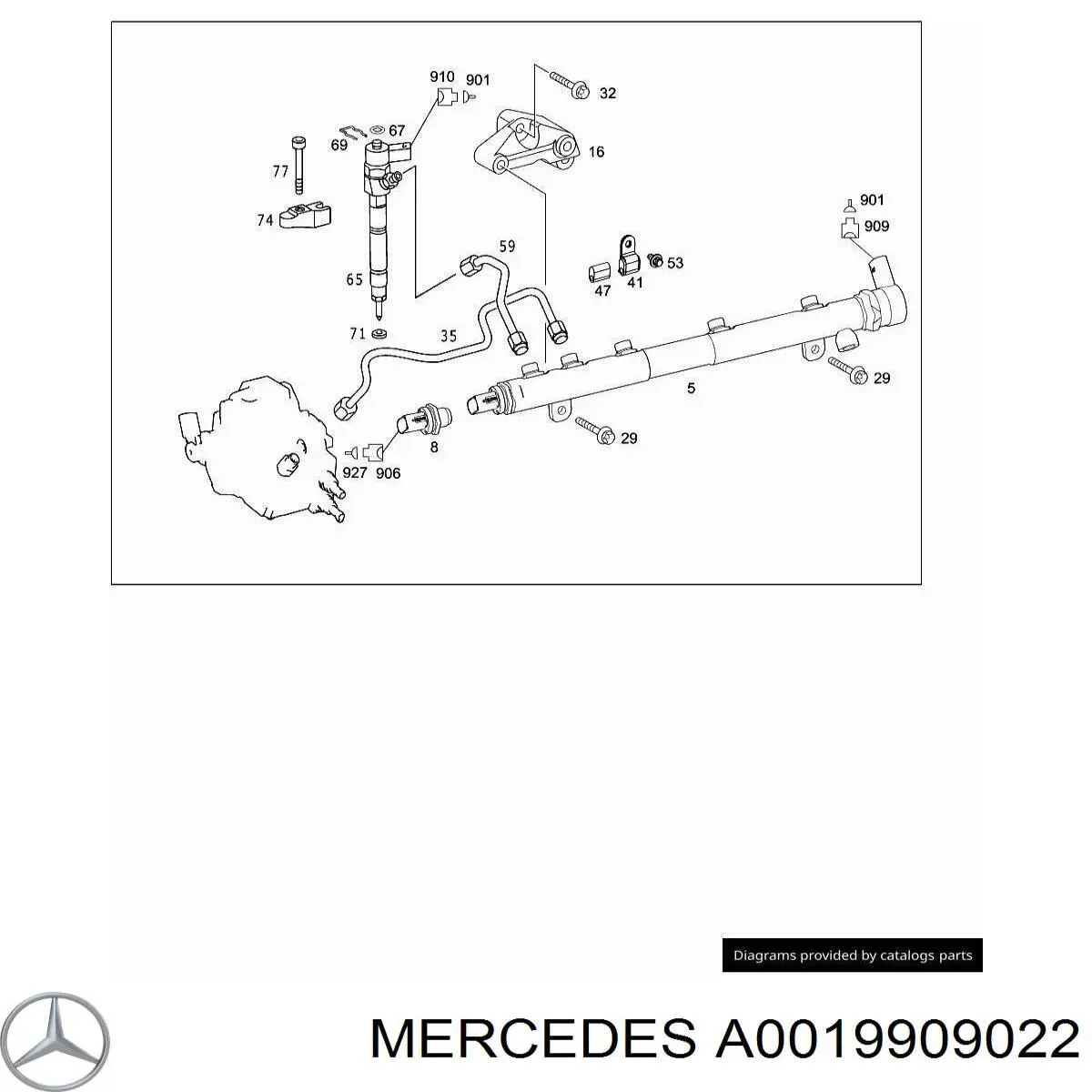 A0019909022 Mercedes