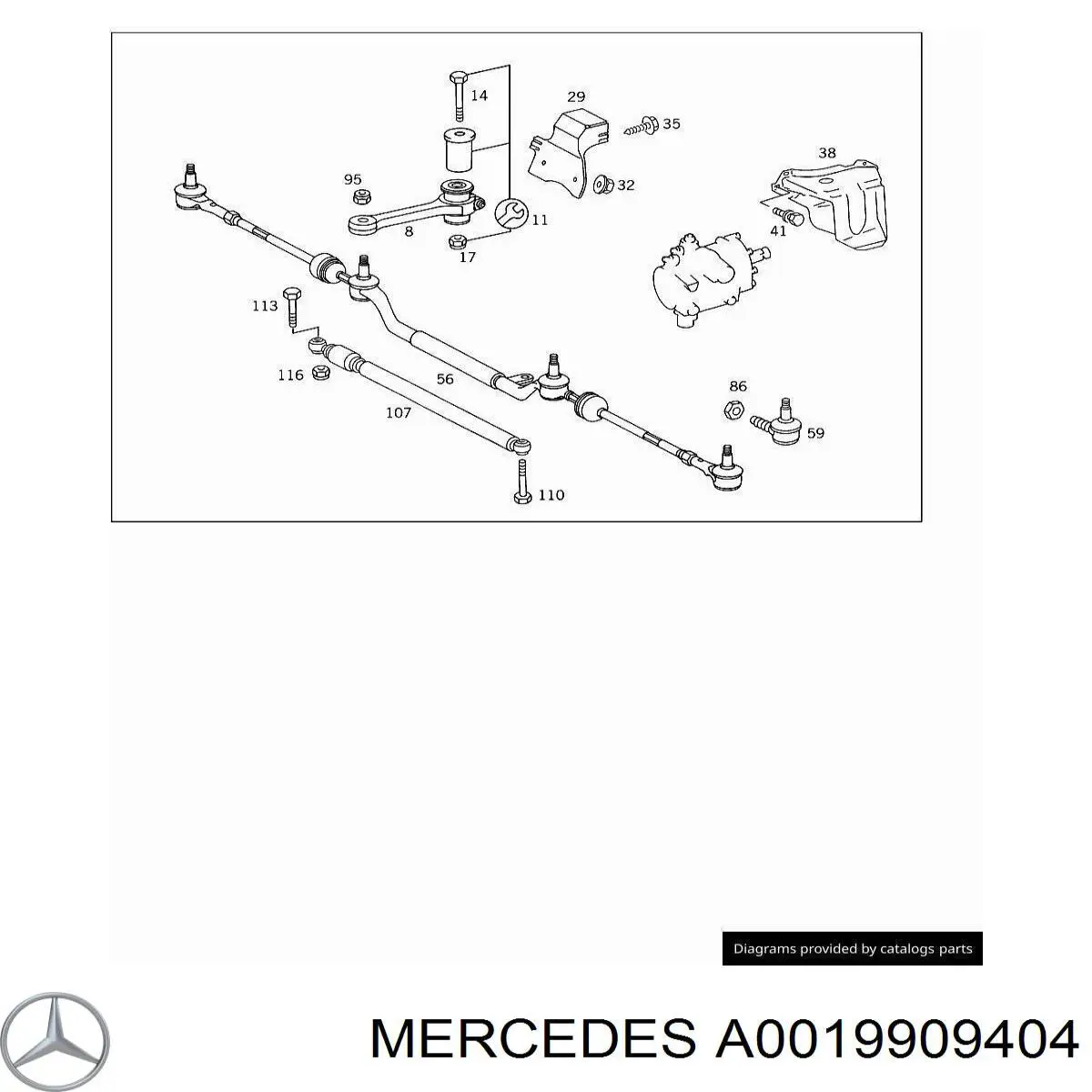 Mercedes A0019909404 precio, desde 13,64 EUR