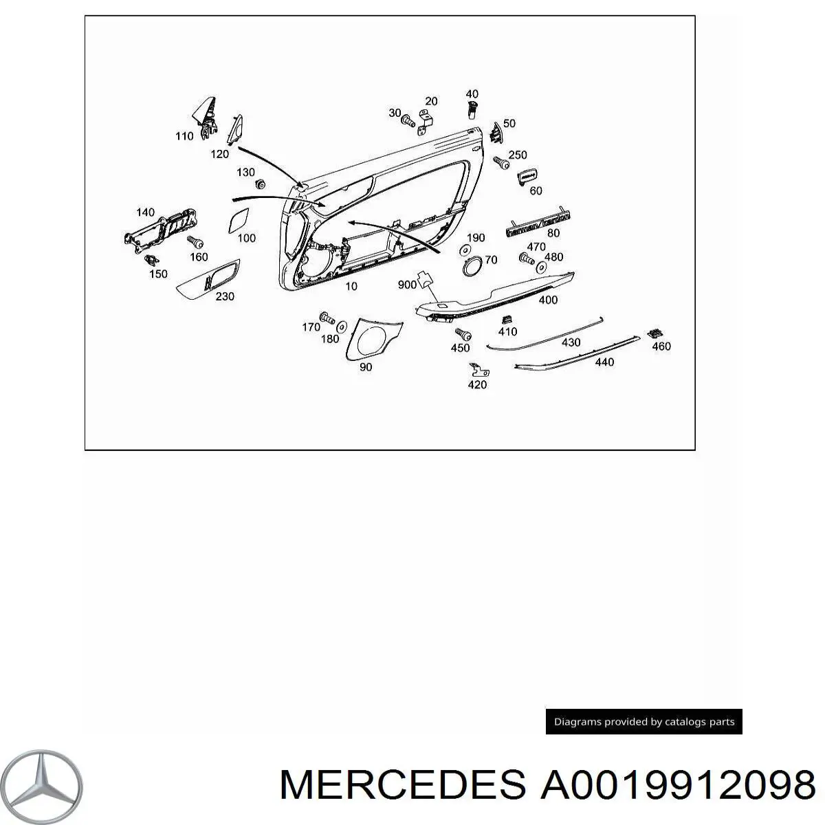  Mercedes A0019912098 precio, desde 6,20 EUR