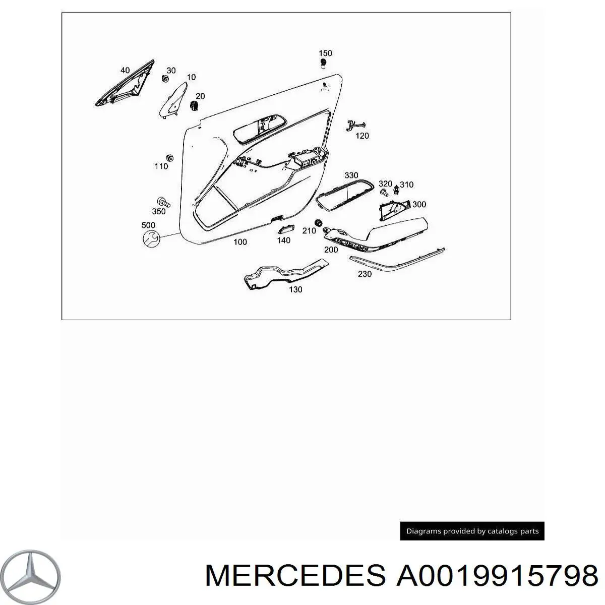  Mercedes A0019915798 precio, desde 3,85 EUR