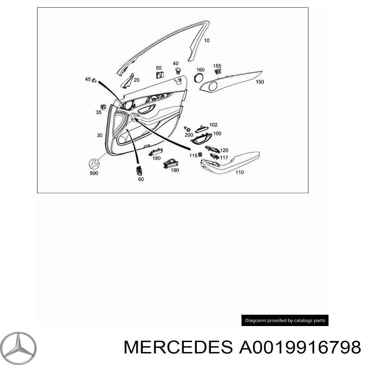  Mercedes A0019916798 precio, desde 5,35 EUR