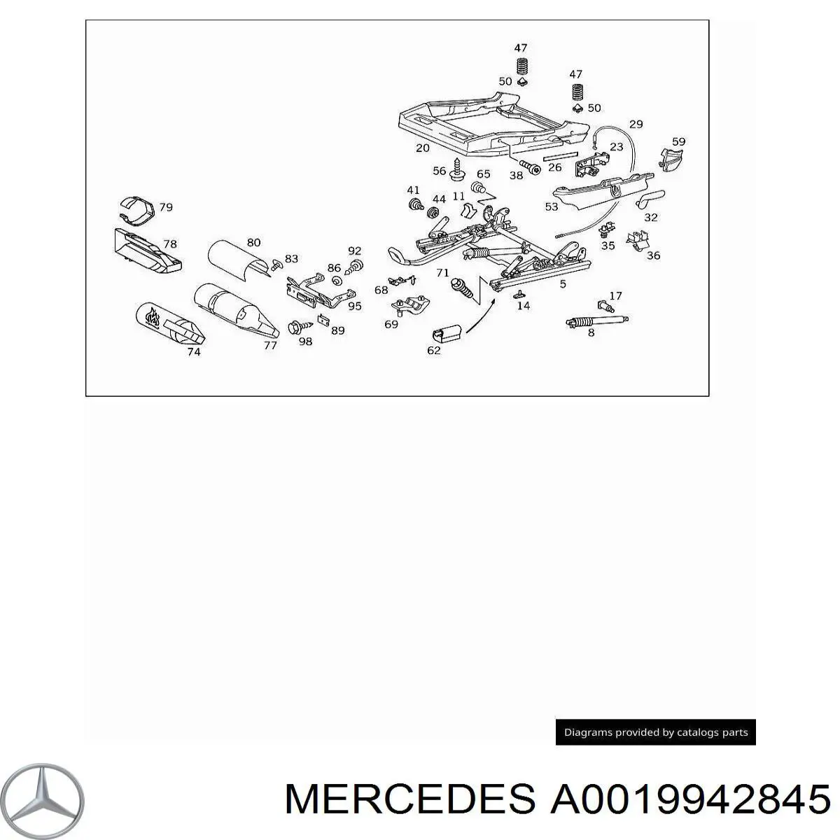  Mercedes A0019942845