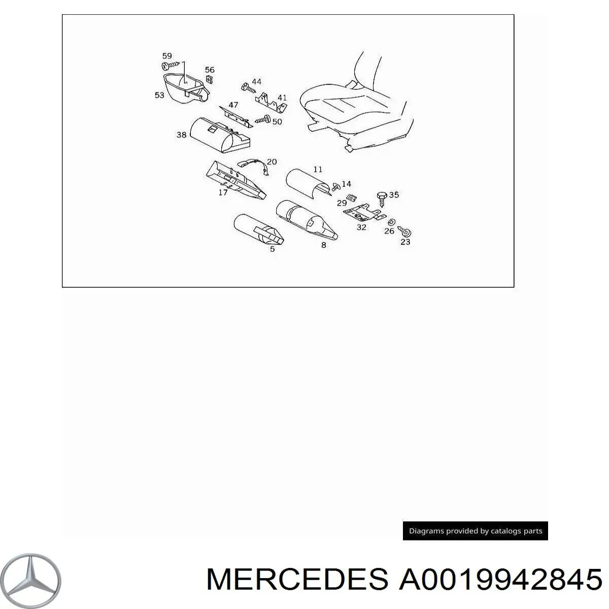  Mercedes A0019942845 precio, desde 3,24 EUR