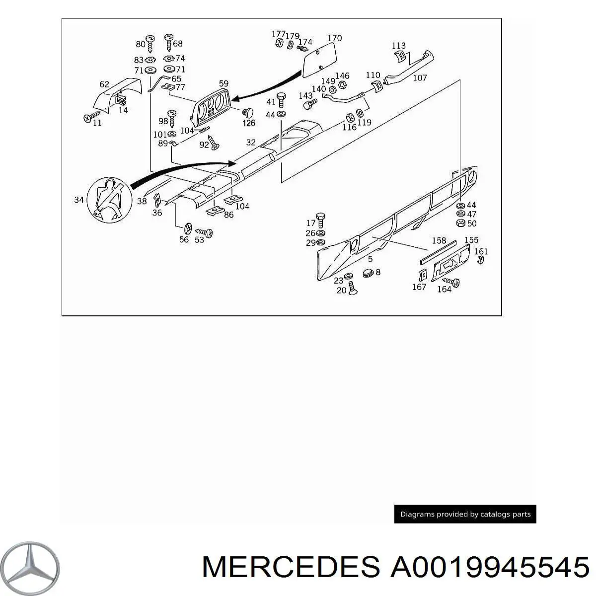 Comprar A0019945545 Mercedes 