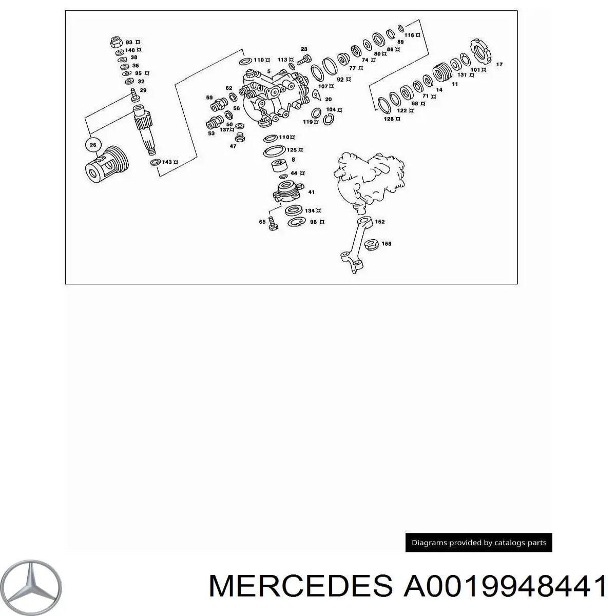  Mercedes A0019948441 precio, desde 2,85 EUR