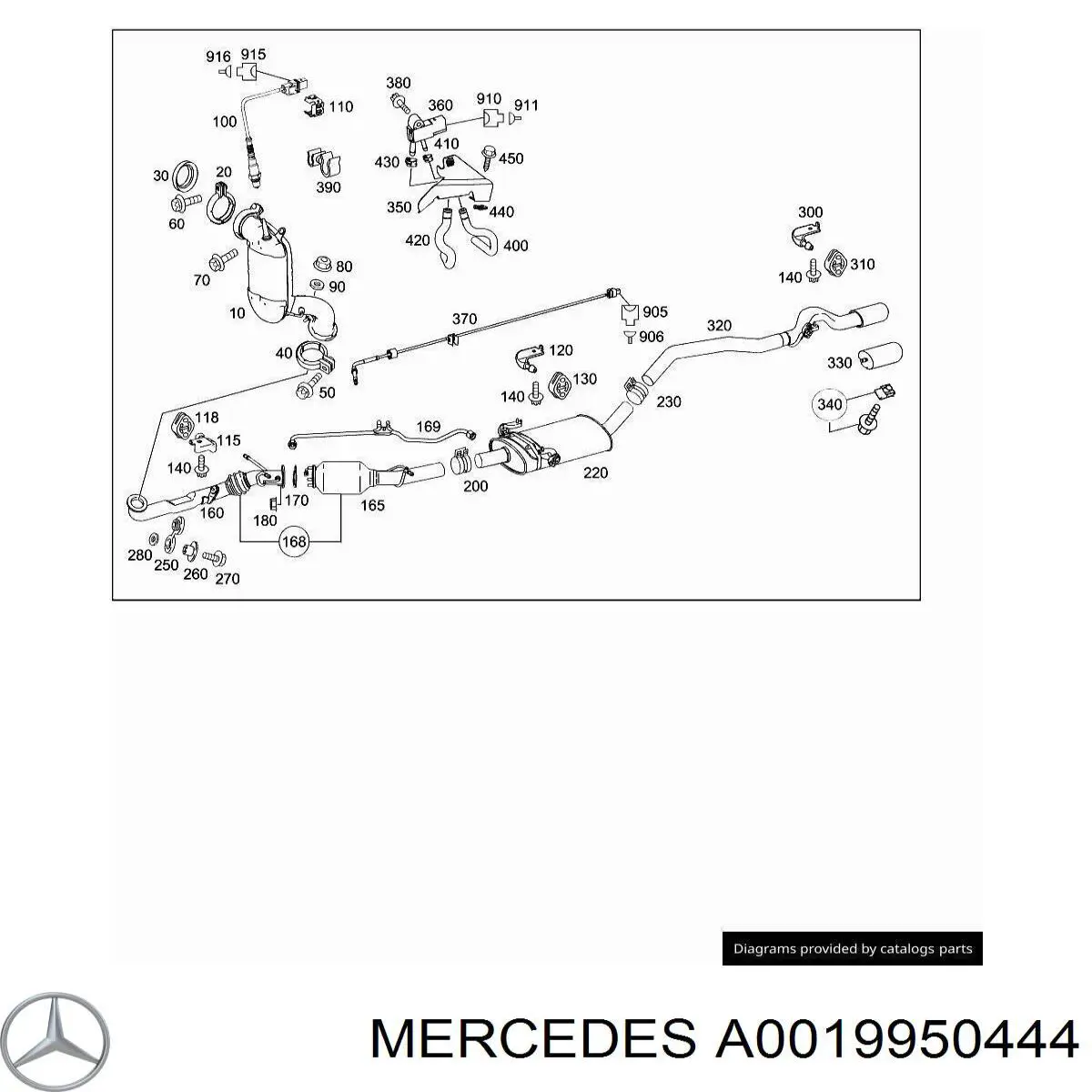  Mercedes A0019950444 precio, desde 6,05 EUR